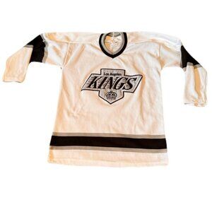 Vintage LA Kings Youth XL White NHL Hockey Jersey